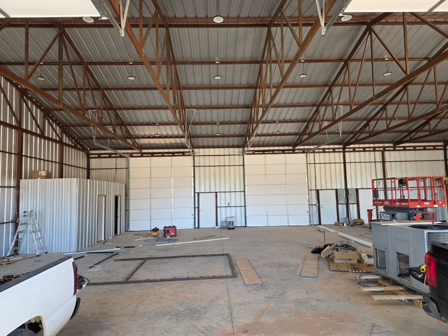 Commercial building interior